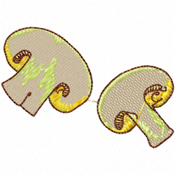 Mushroom Embroidery Design 6
